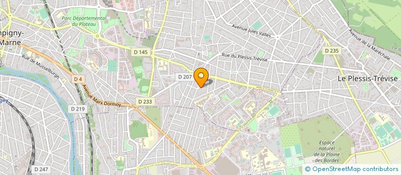 localisation de l'entreprise MONSIEUR HENRI BURLOT à CHAMPIGNY SUR MARNE