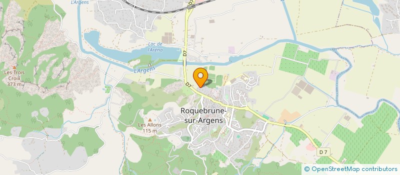 localisation de l'entreprise MONSIEUR HENRI CALANDRI à ROQUEBRUNE-SUR-ARGENS