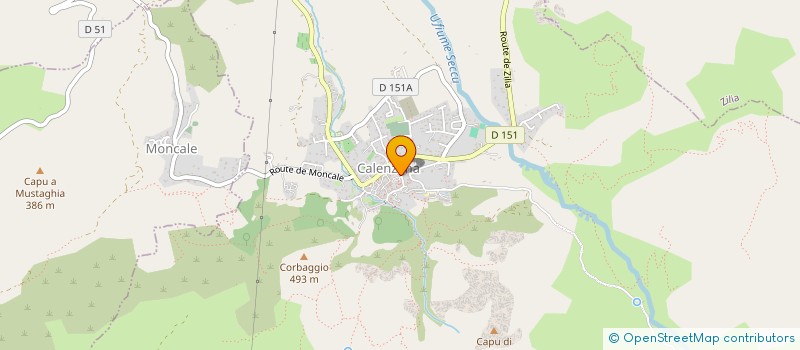 localisation de l'entreprise MONSIEUR HENRI CALASSA à CALENZANA