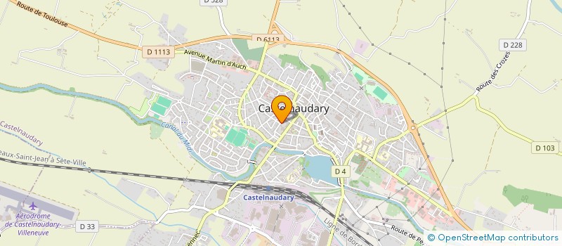 localisation de l'entreprise MONSIEUR HENRI CALISSE  CASTELNAUDARY