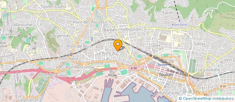 localisation de l'entreprise MONSIEUR HENRI CALLIET à TOULON