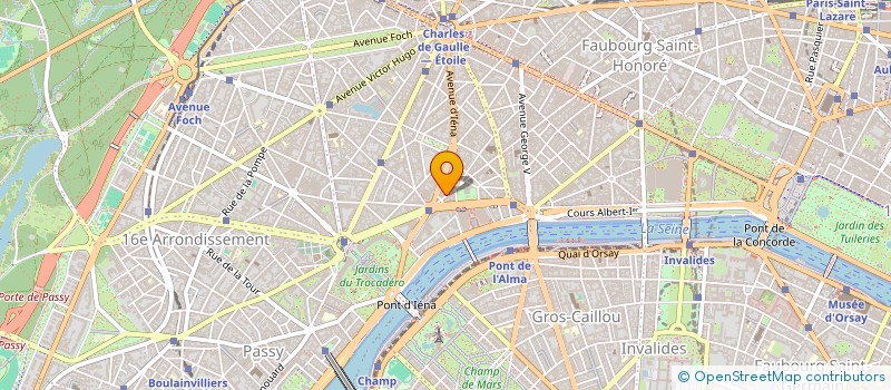 localisation de l'entreprise MONSIEUR HENRI CALVET à PARIS