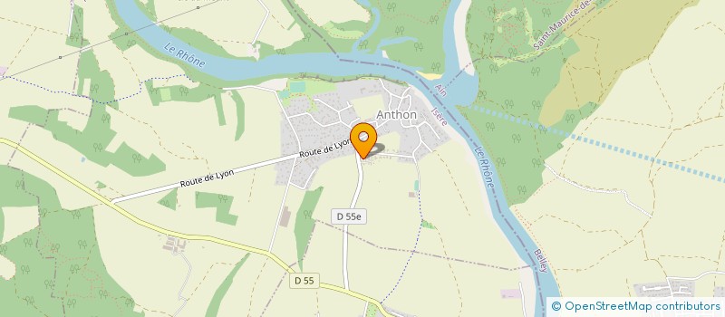 localisation de l'entreprise MONSIEUR HENRI CANETTO  ANTHON