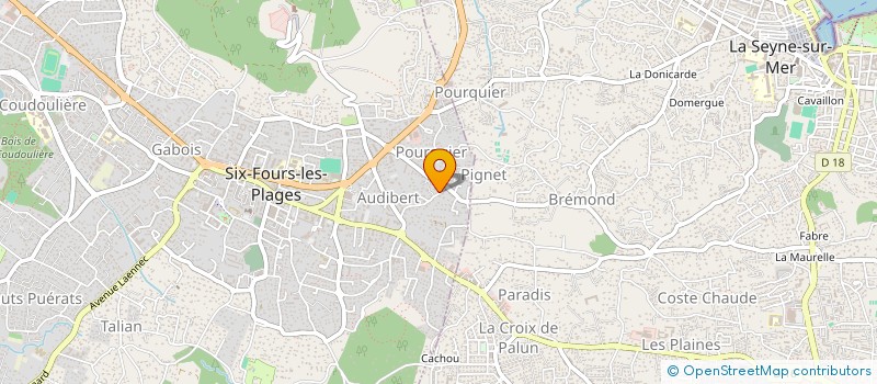 localisation de l'entreprise MONSIEUR HENRI CAPEL à SIX-FOURS-LES-PLAGES