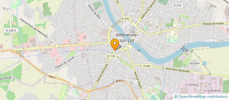 localisation de l'entreprise MONSIEUR HENRI CAPMAS  VILLENEUVE-SUR-LOT