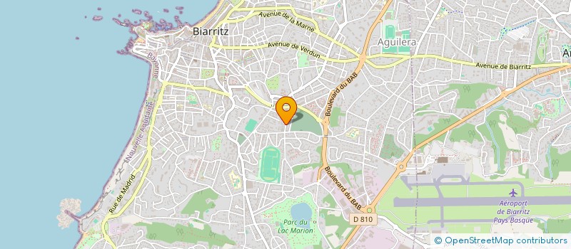 localisation de l'entreprise MONSIEUR HENRI CARDY à BIARRITZ