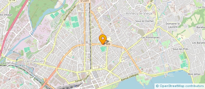 localisation de l'entreprise MONSIEUR HENRI CARELLE  ANNECY