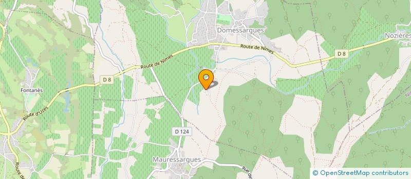 localisation de l'entreprise MONSIEUR HENRI CARMONA  DOMESSARGUES