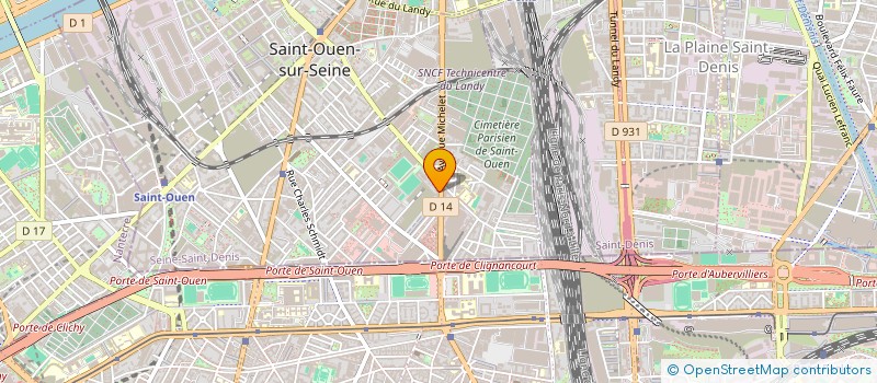 localisation de l'entreprise MONSIEUR HENRI CARPENTIER à SAINT-OUEN-SUR-SEINE