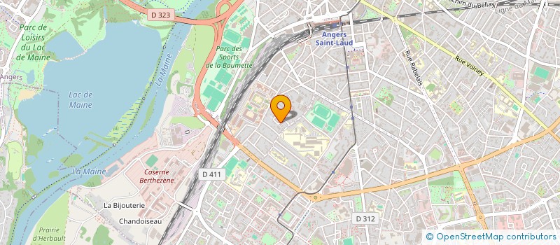 localisation de l'entreprise MONSIEUR HENRI CARREL à ANGERS