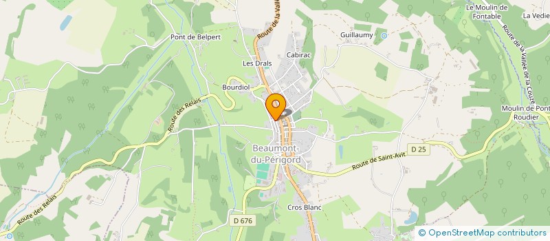 localisation de l'entreprise MONSIEUR HENRI CARRERA à BEAUMONTOIS EN PERIGORD