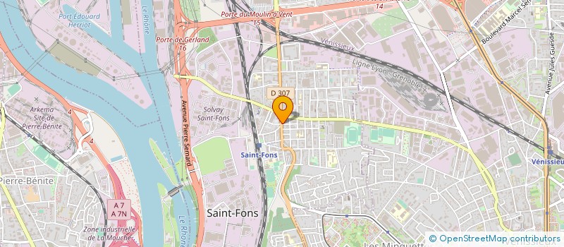 localisation de l'entreprise MONSIEUR HENRI CARRERAS à SAINT-FONS