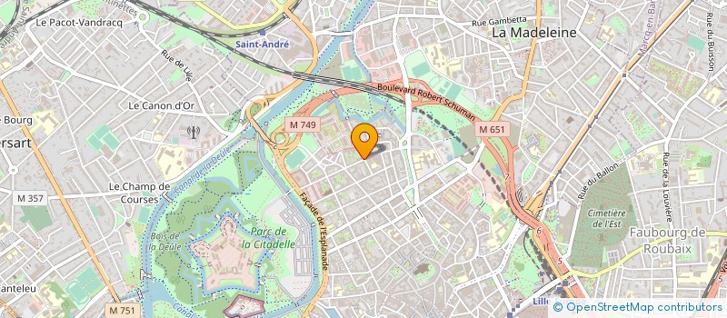localisation de l'entreprise MONSIEUR HENRI CASALIS à LILLE