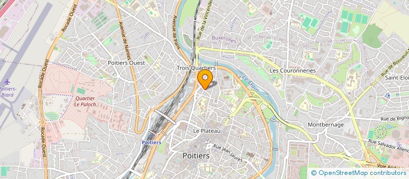 localisation de l'entreprise MONSIEUR HENRI CELEREAU à POITIERS
