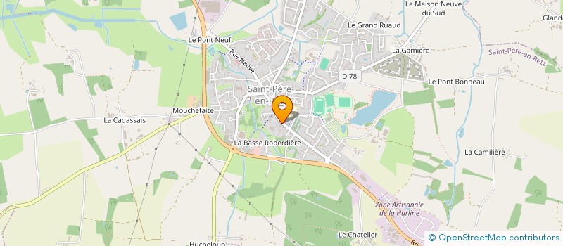 localisation de l'entreprise MONSIEUR HENRI CERCLERON  SAINT-PERE-EN-RETZ