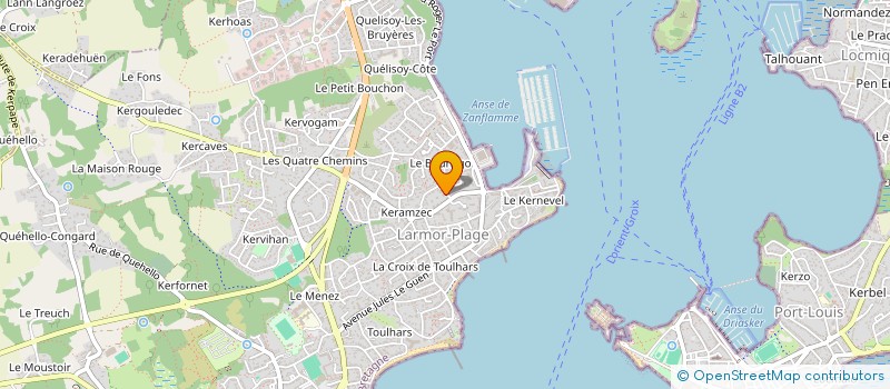 localisation de l'entreprise MONSIEUR HENRI CHABERT à LARMOR-PLAGE