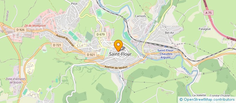 localisation de l'entreprise MONSIEUR HENRI CHARBONNEL-CHARBONNIER à SAINT-FLOUR