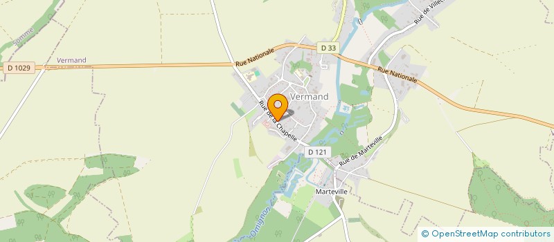 localisation de l'entreprise MONSIEUR HENRI CHARDON  VERMAND