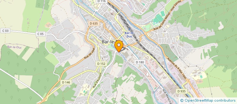 localisation de l'entreprise MONSIEUR HENRI CHAROY à BAR-LE-DUC