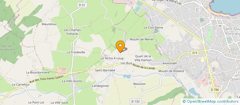 localisation de l'entreprise MONSIEUR HENRI CHATEL à TREVENEUC