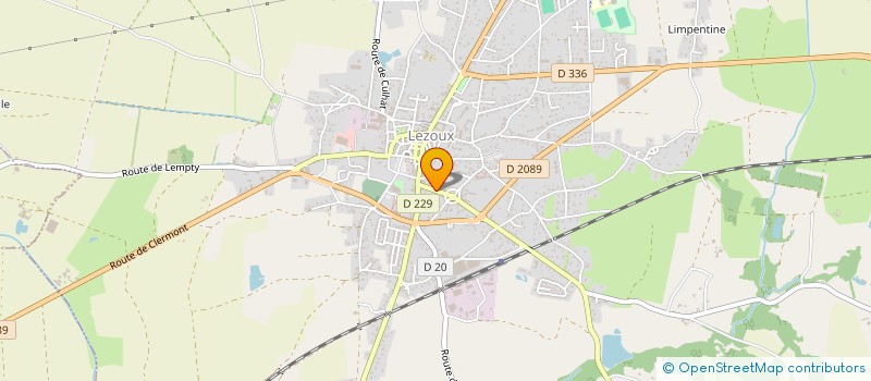 localisation de l'entreprise MONSIEUR HENRI CHAUVET à LEZOUX