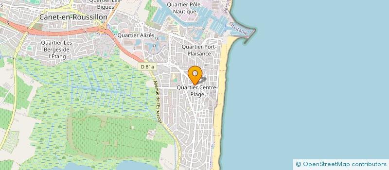 localisation de l'entreprise MONSIEUR HENRI CHEKROUN  CANET-EN-ROUSSILLON