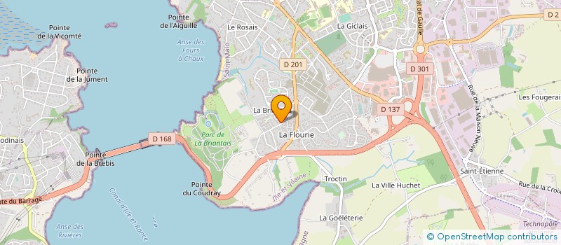 localisation de l'entreprise MONSIEUR HENRI CHEMINEAU à SAINT-MALO