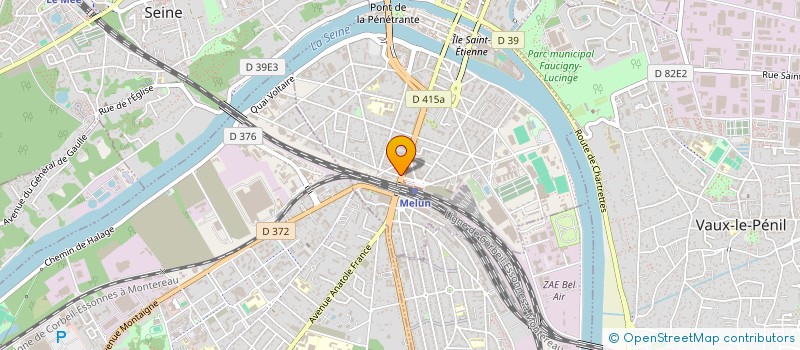 localisation de l'entreprise MONSIEUR HENRI CHENNEVIERE  MELUN