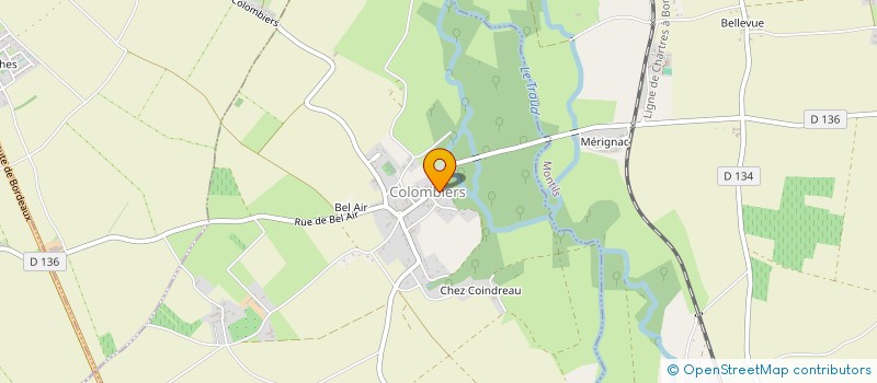 localisation de l'entreprise MONSIEUR HENRI CHIRON  CHERMIGNAC