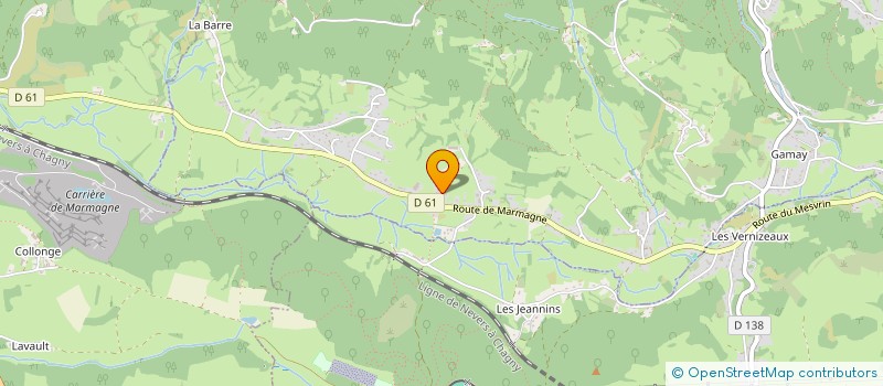 localisation de l'entreprise MONSIEUR HENRI CHMIELEWKI  SAINT-SERNIN-DU-BOIS