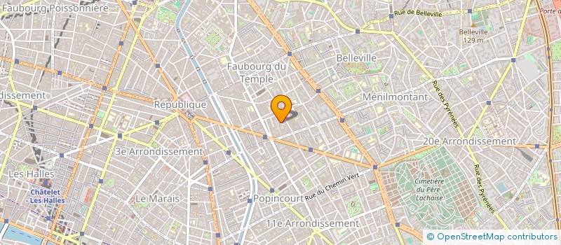 localisation de l'entreprise MONSIEUR HENRI CHOIMET  PARIS