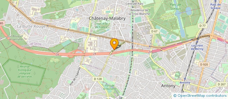 localisation de l'entreprise MONSIEUR HENRI CHOU à CHATENAY-MALABRY