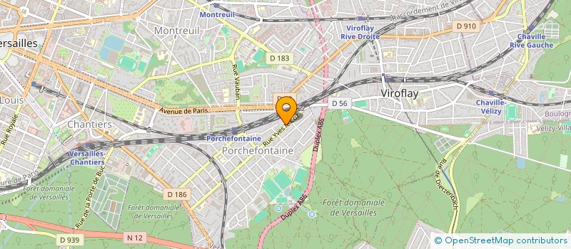 localisation de l'entreprise MONSIEUR HENRI CHOUKROUN à VERSAILLES