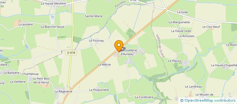 localisation de l'entreprise MONSIEUR HENRI CLAUDE  POUILLE-LES-COTEAUX