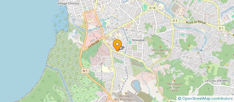 localisation de l'entreprise MONSIEUR HENRI CLAUDE LOUIS  CAYENNE