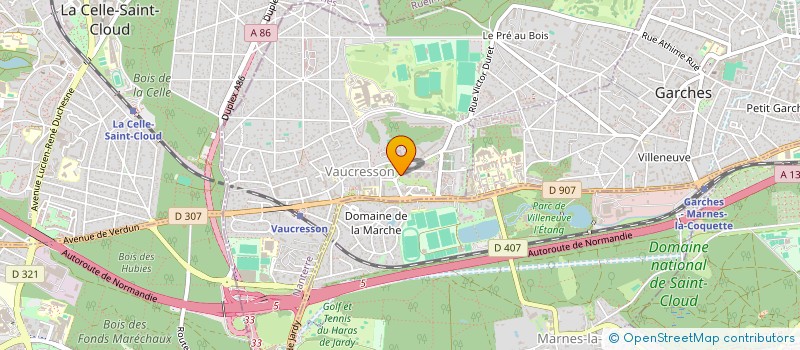 localisation de l'entreprise MONSIEUR HENRI-CLAUDE NIAVAS  VAUCRESSON