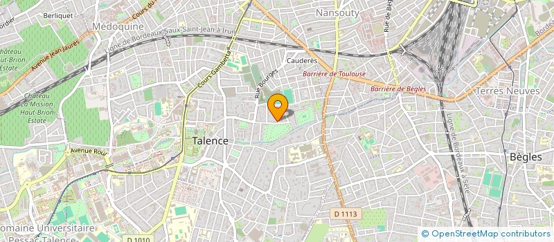 localisation de l'entreprise MONSIEUR HENRI CLAUSTRES à TALENCE
