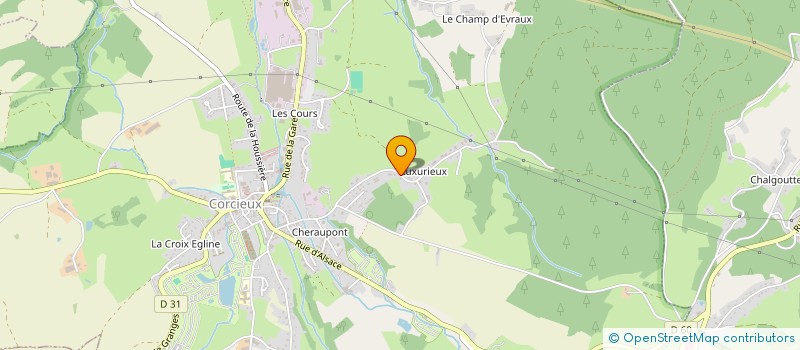 localisation de l'entreprise MONSIEUR HENRI CLAVIER à CORCIEUX