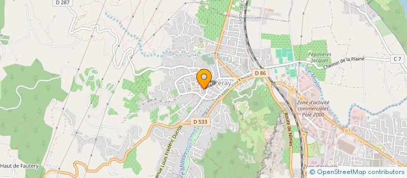 localisation de l'entreprise MONSIEUR HENRI CLUZEL à SAINT-PERAY