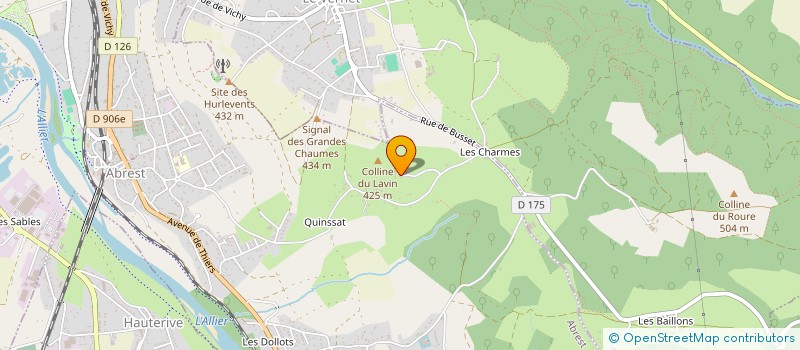 localisation de l'entreprise MONSIEUR HENRI COGNET  ABREST