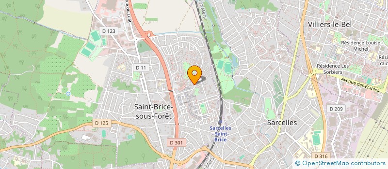 localisation de l'entreprise MONSIEUR HENRI COHEN  SAINT-BRICE-SOUS-FORET