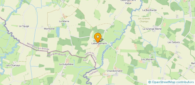 localisation de l'entreprise MONSIEUR HENRI COLIN  MONTPONT-EN-BRESSE