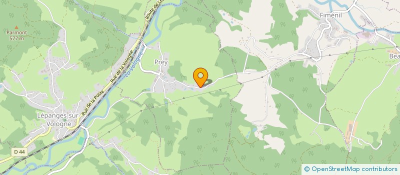 localisation de l'entreprise MONSIEUR HENRI COLIN  PREY