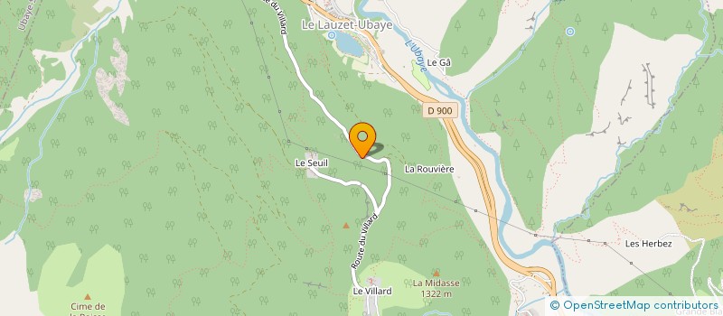 localisation de l'entreprise MONSIEUR HENRI COMBE  LE LAUZET-UBAYE