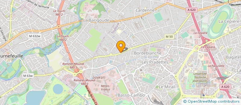 localisation de l'entreprise MONSIEUR HENRI COMMOGEILLE à TOULOUSE