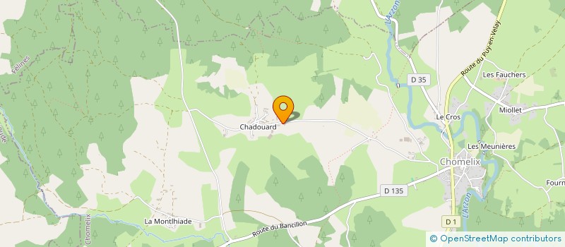 localisation de l'entreprise MONSIEUR HENRI COMTE  CHOMELIX