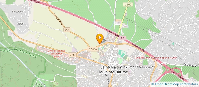 localisation de l'entreprise MONSIEUR HENRI COPPOLA à SAINT-MAXIMIN-LA-SAINTE-BAUME