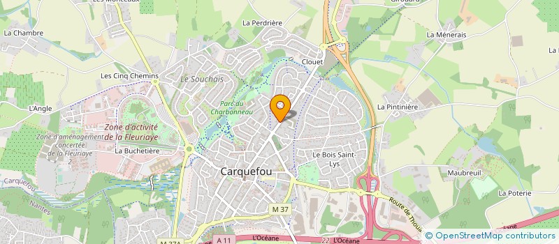 localisation de l'entreprise MONSIEUR HENRI COREAU à CARQUEFOU