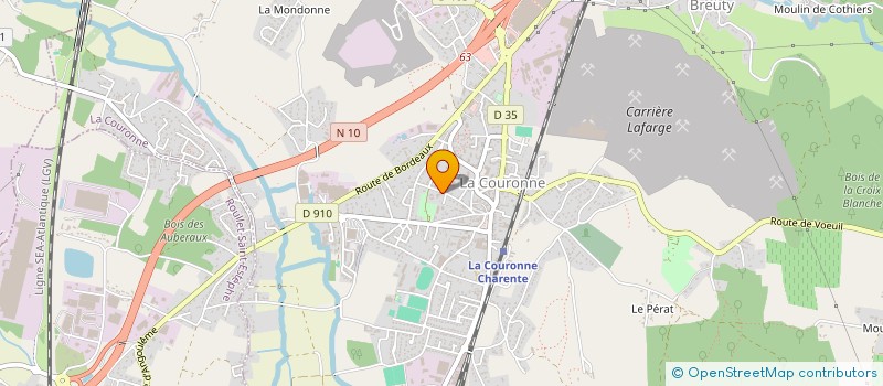 localisation de l'entreprise MONSIEUR HENRI COTTENCON à LA COURONNE