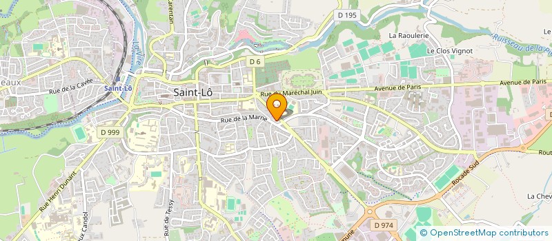 localisation de l'entreprise MONSIEUR HENRI COUDERT  SAINT-LO